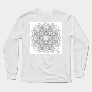 colouring page for adults Long Sleeve T-Shirt